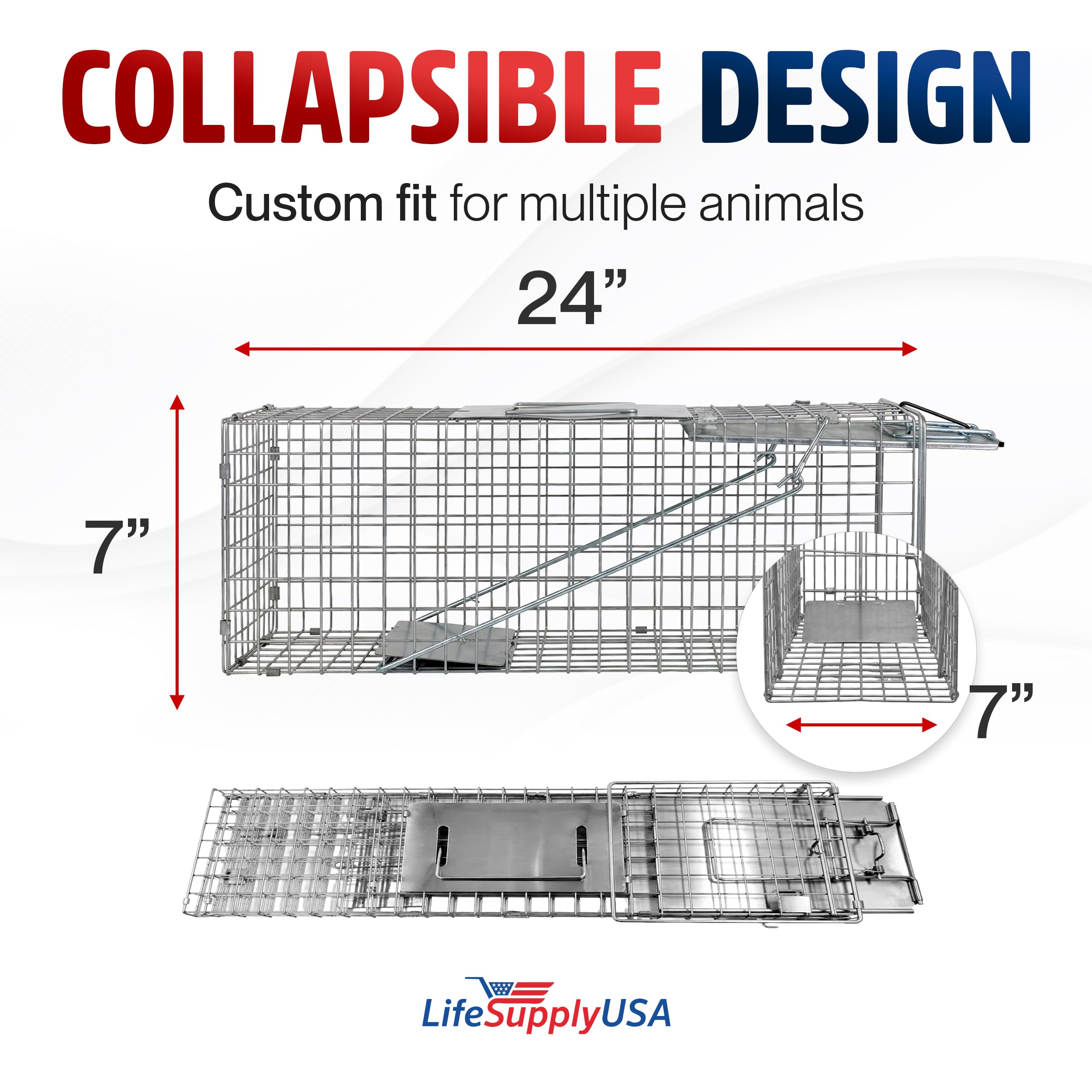 LifeSupplyUSA safe relocation feature supports humane release to suitable habitats.