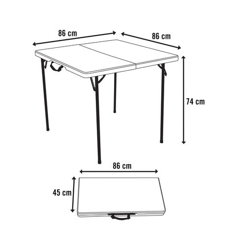 Lifetime 80273 closed dimensions highlight compact storage in small spaces
