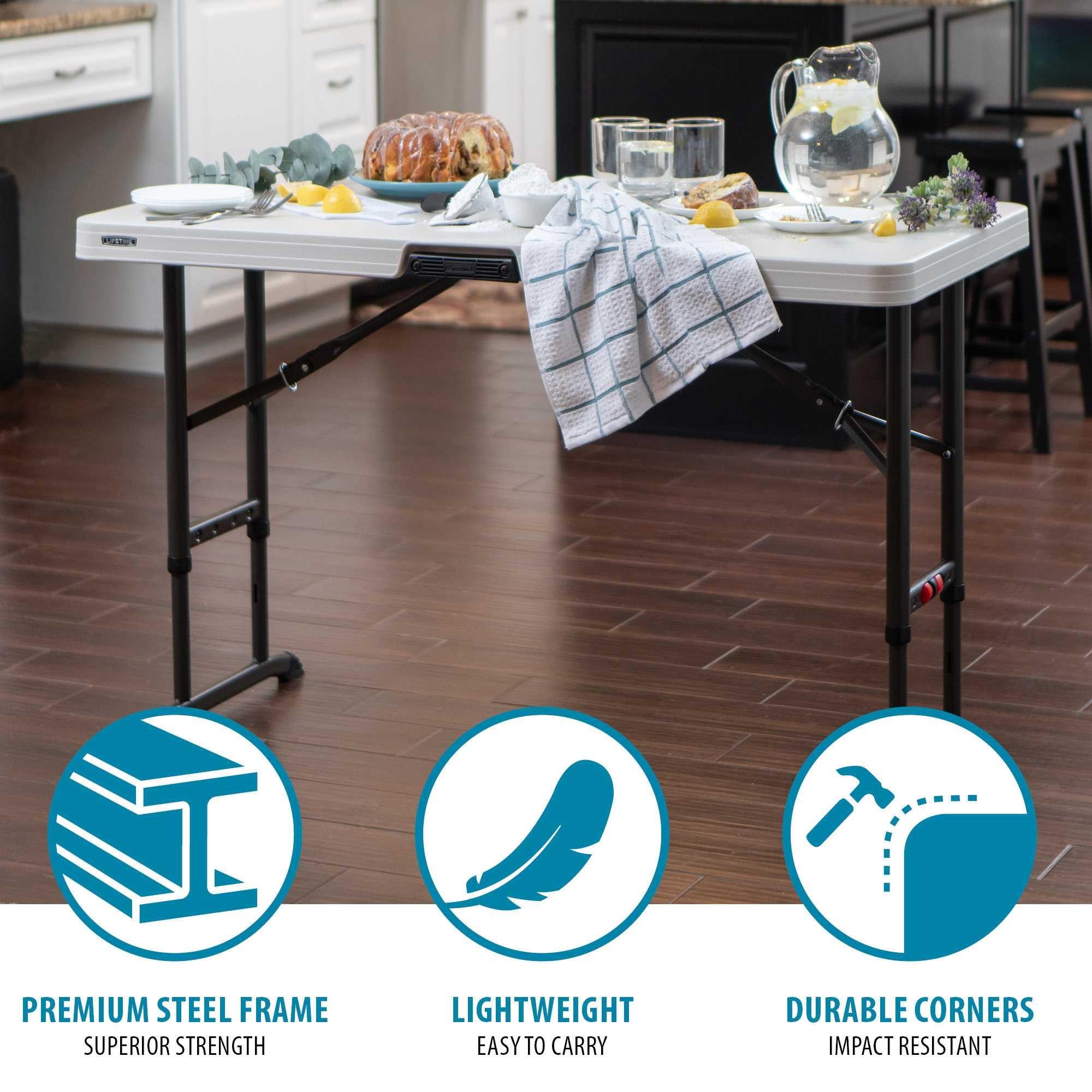 Lifetime 80387 indoor outdoor use suitable for patios, basements, and multipurpose rooms