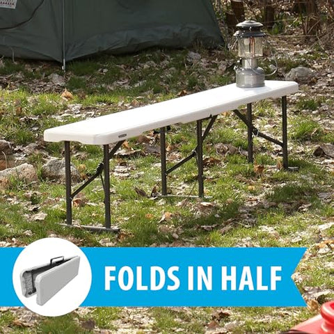 Lifetime powder-coated steel frame resists rust and maintains a sleek, durable look.