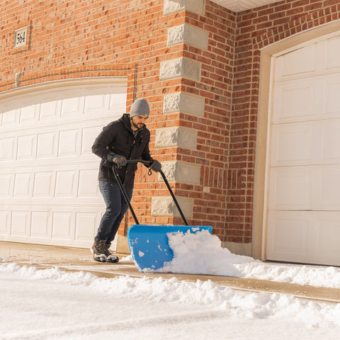Lifetime Snow Pusher dual-wall blade for heavy snow conditions
