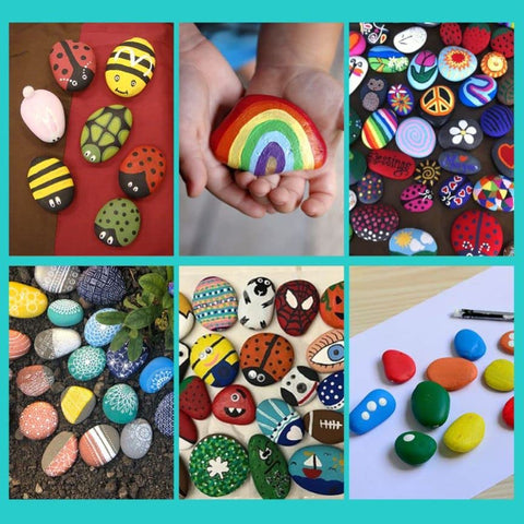 Lifetop river rocks for painting, gluing, and decorative projects.