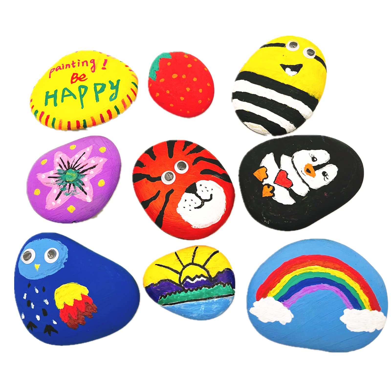 Lifetop rocks bulk set supports creative decor and DIY gifting ideas.