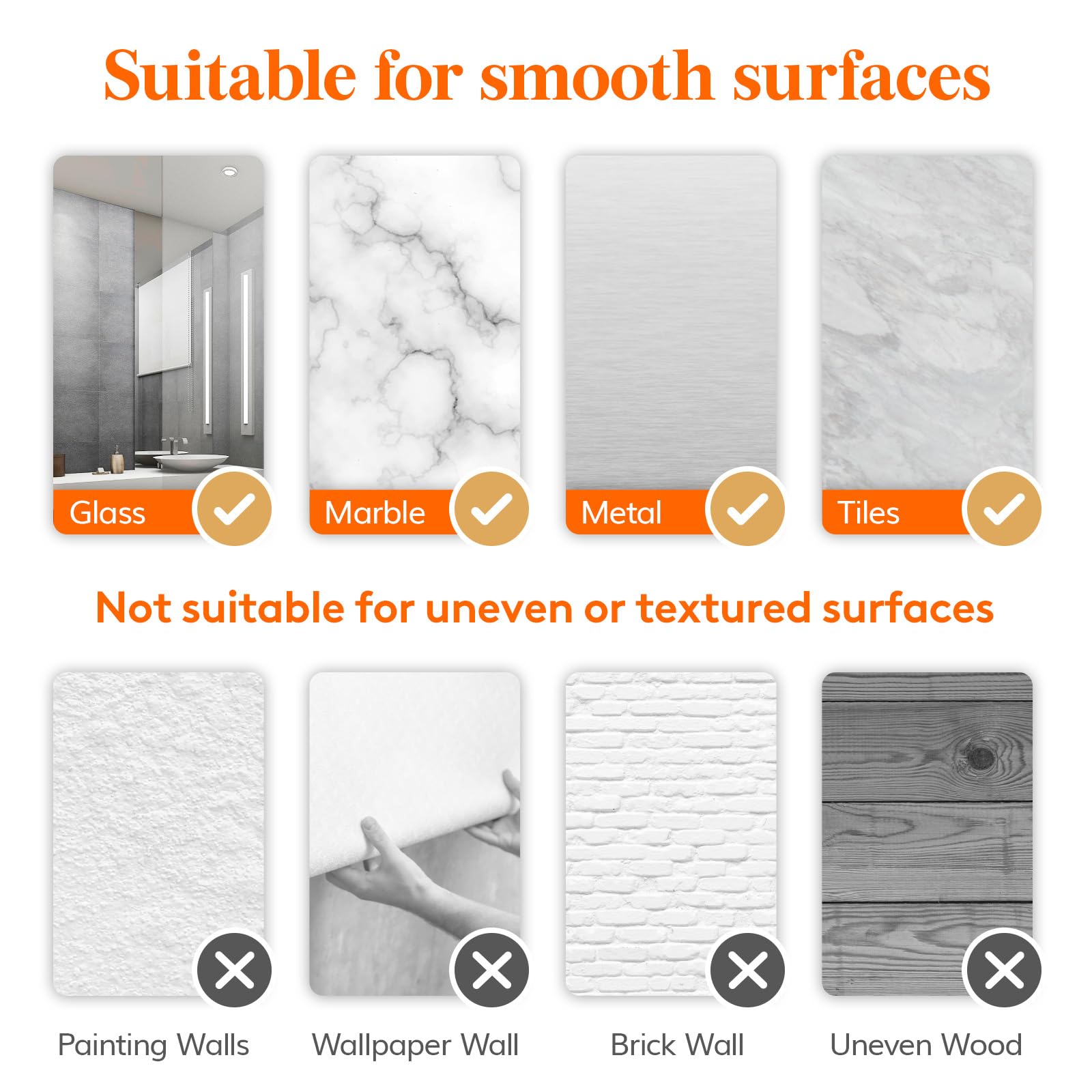 Lifewit clear acrylic shelf blends with any decor