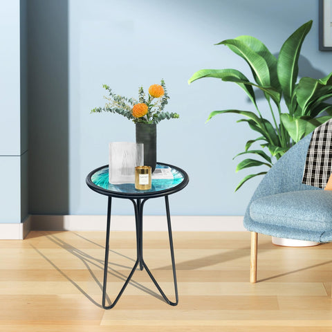 LIFFY lightweight end table at 3.8 lbs for easy repositioning.