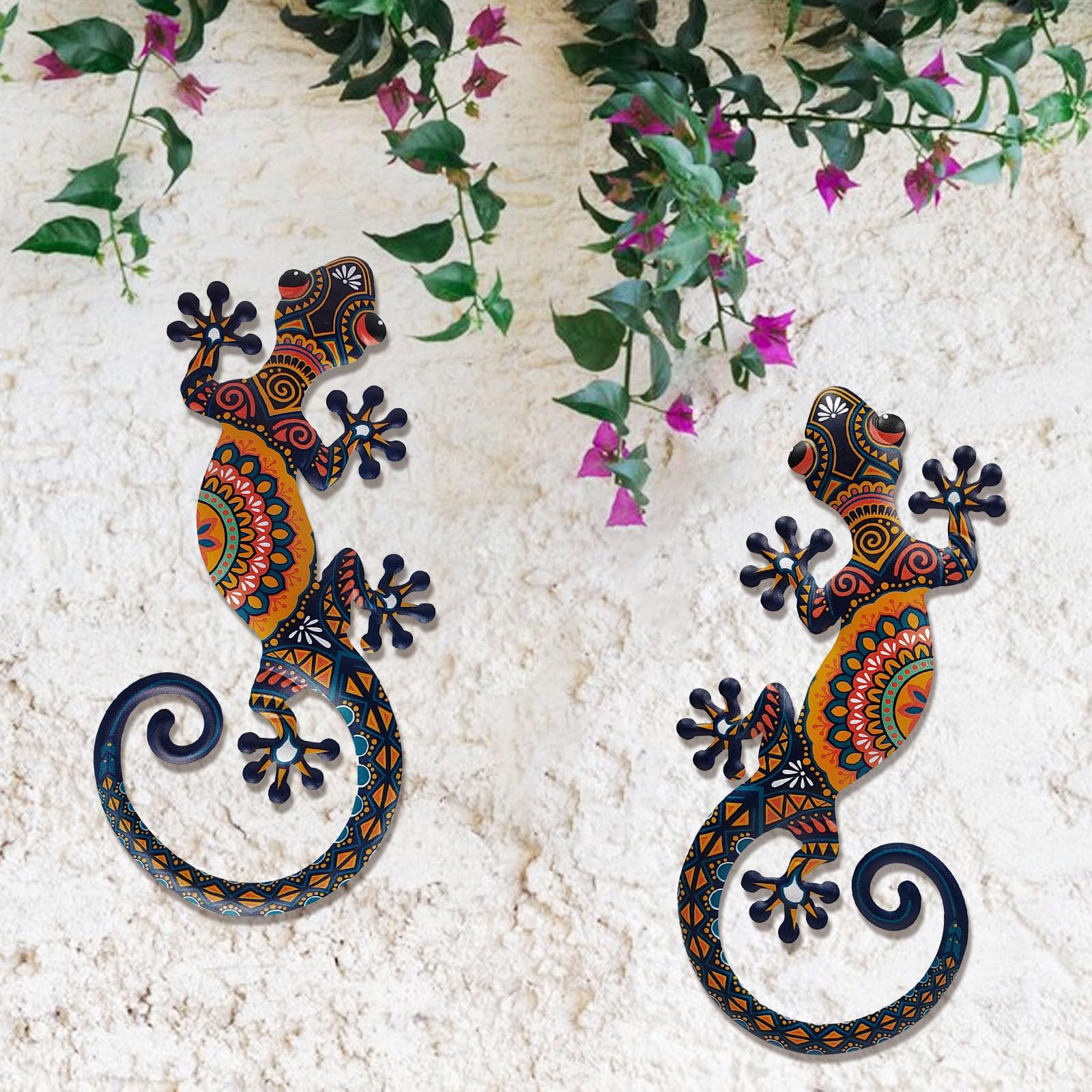 LIFFY two-lizard set enhances living rooms and patios