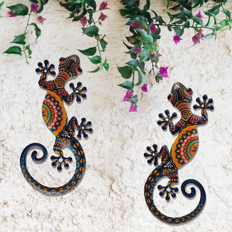 LIFFY two-lizard set enhances living rooms and patios