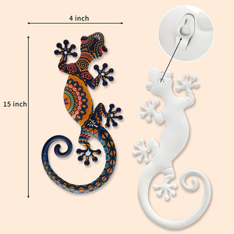 LIFFY decorative gecko wall art, easy to hang