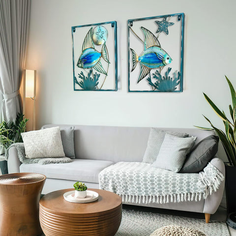 Liffy wall art with back hook for quick, tool-free hanging.