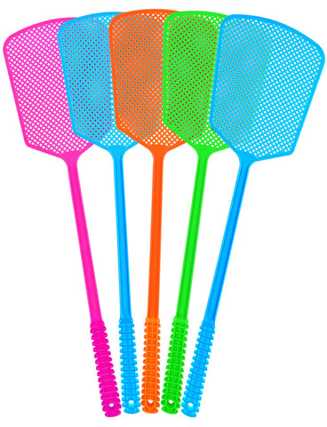 LifHap fly swatter 5-pack with long handle reaches high spots safely.