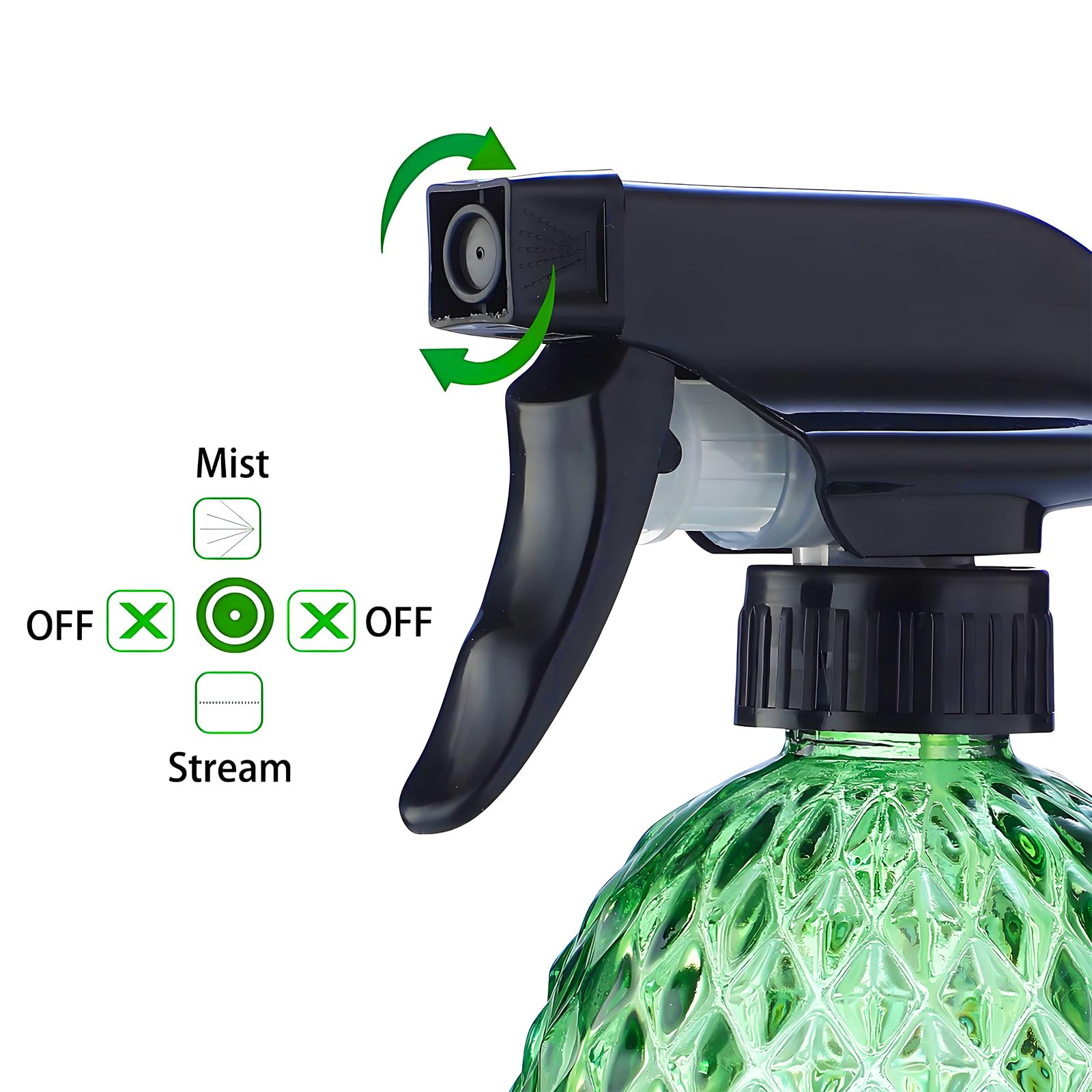 LIFHUB 12oz mist spray bottle ideal for regular plant care and quick tasks