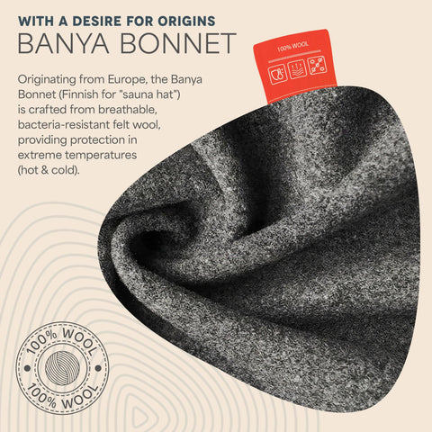 LifePro Wool Sauna Hat in infrared sauna setting for longer sessions