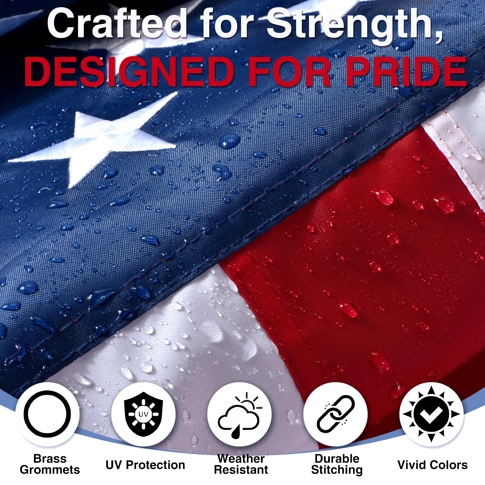 Lifraon double-stitched hem for long-lasting durability