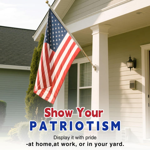 Lifraon patriotic gift flag suited for holidays and gifting