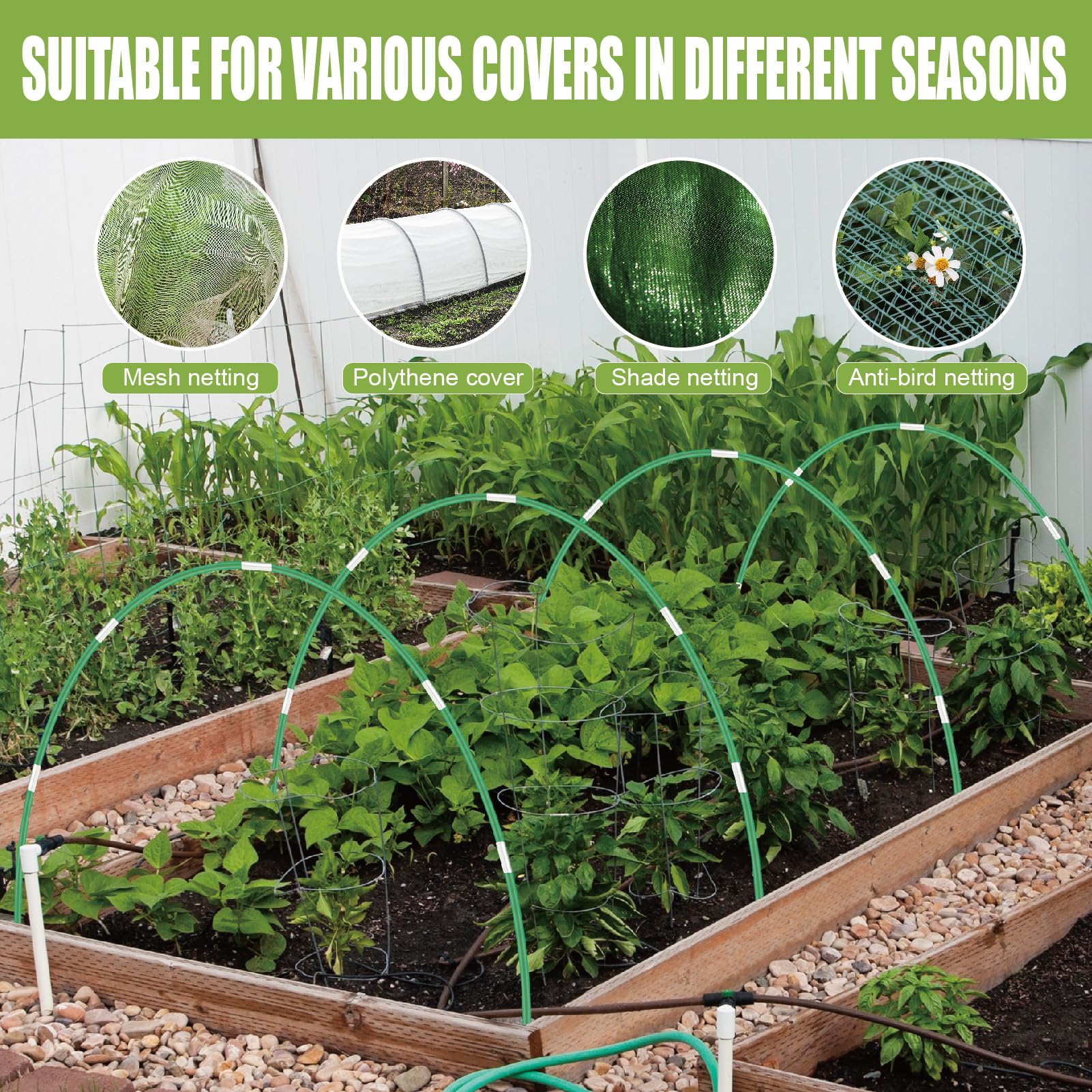lifskydom 40 clips securely attach row covers and netting