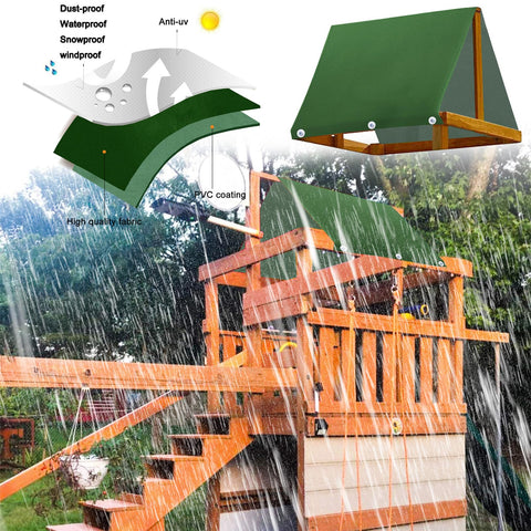Liftatapa sunshade for playarea reduces sun exposure during activities
