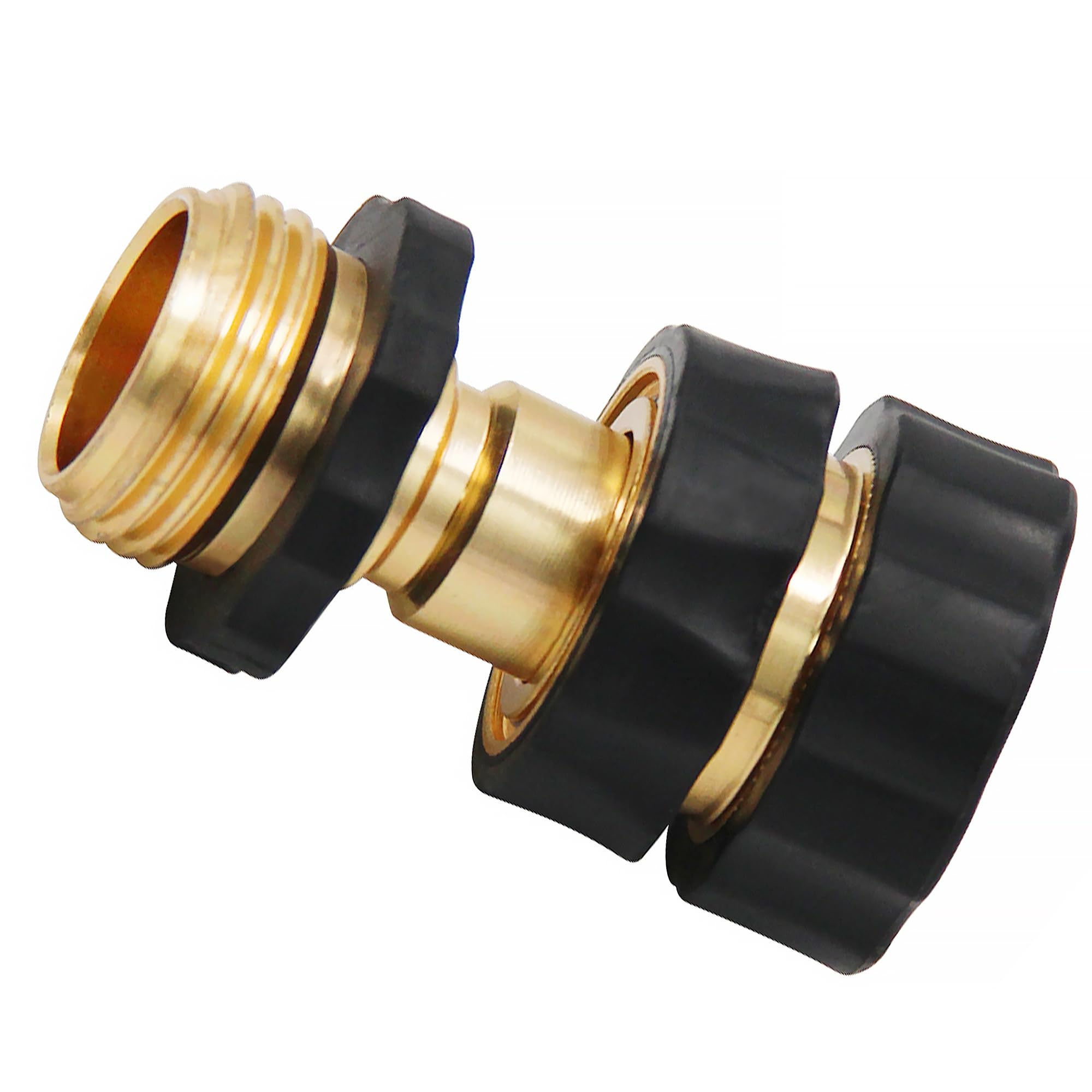 Lifynste aluminum connector close-up; durable, leak-resistant design