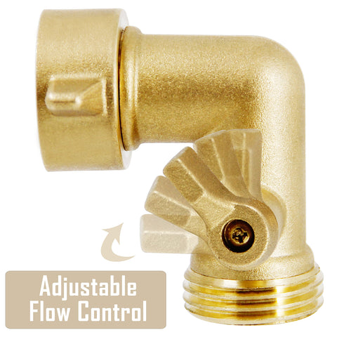Lifynste four-pack hose elbow connectors with gaskets to prevent leaks and simplify setup