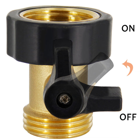 Lifynste garden hose connector assembly showing two sets included for replacement and flexibility.