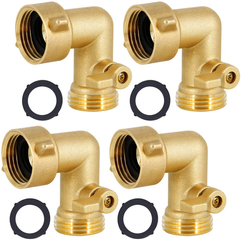 Lifynste garden hose elbow 90-degree connector for cleaner angles and reduced strain