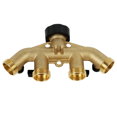 Leak-tight seal close-up on Lifynste brass valve assembly.