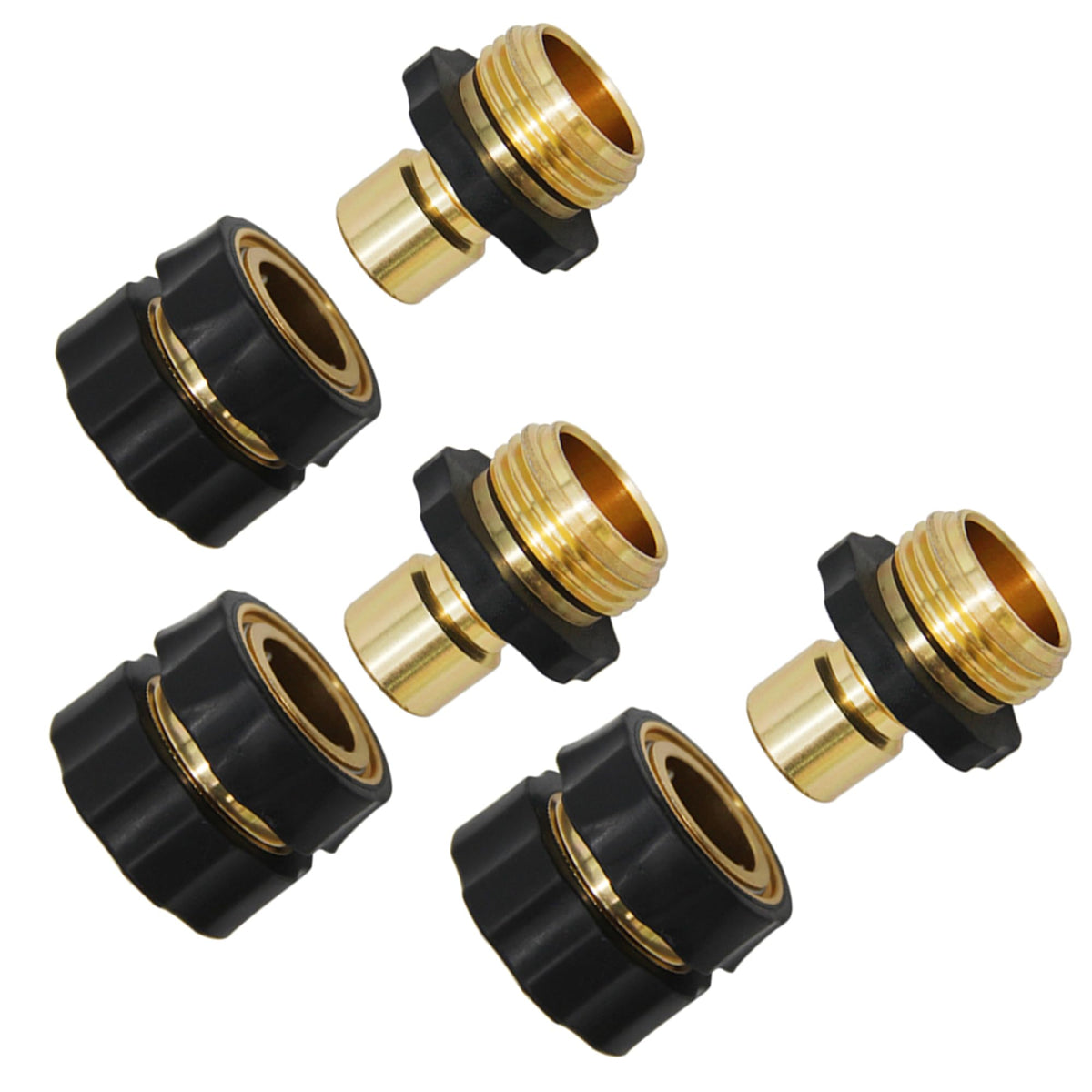 Lifynste quick connector assembly enables fast hose changes during yard chores.