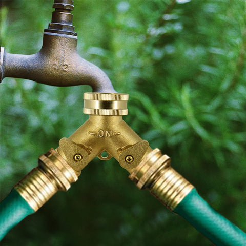 Lifynste three-quarter-inch hose connector fits standard hoses securely.