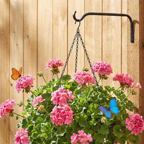 Lifyzoon 6-inch bracket ideal for small pots on balconies.