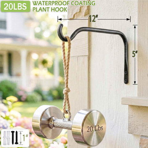 Lifyzoon 8-inch bracket suitable for bird feeders.