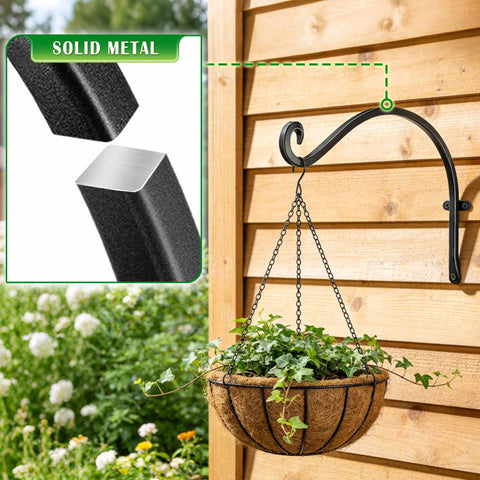 Lifyzoon bird feeder and planter hanger ideal for balcony gardens