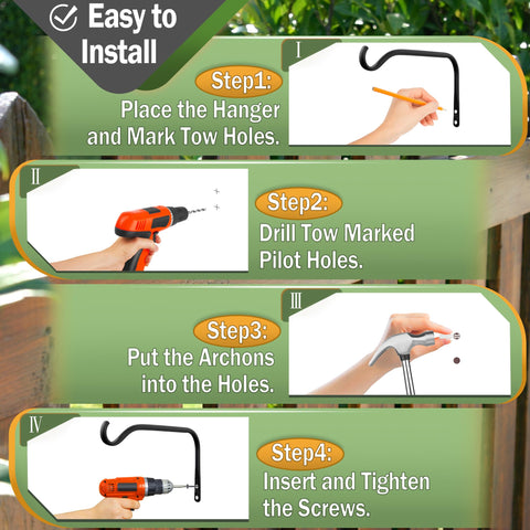 Lifyzoon outdoor decor brackets enable versatile garden layouts.
