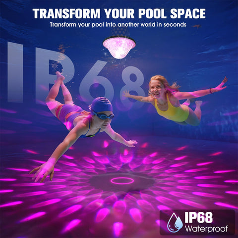 LightHacker IP68 waterproof light for pools and ponds.