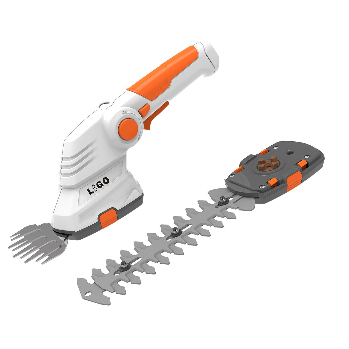 LIGO cordless grass shear and shrub trimmer ready for precise edging.