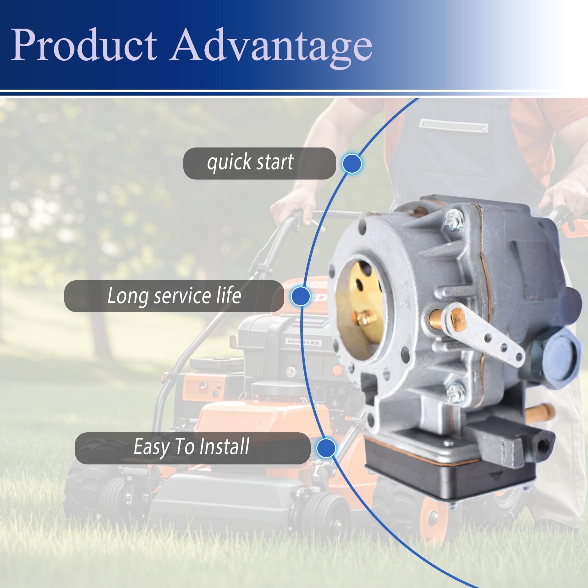 LiGuVCY carburetor exploded view highlights key components for confident fitment.
