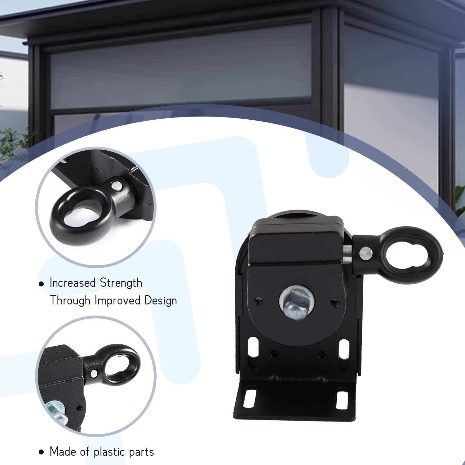 Lihopefe cordless crank kit compatible with Coolaroo sunshades