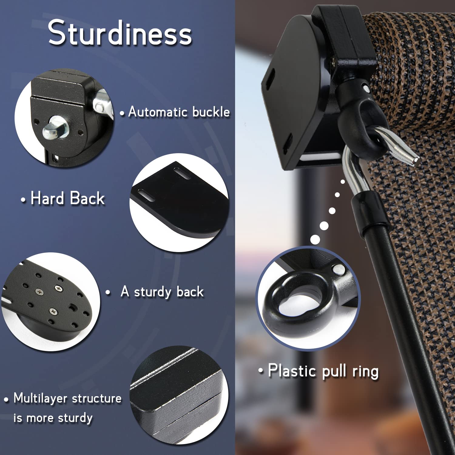 Lihopefe stainless steel screws and anchors ensure weather resistant mounting