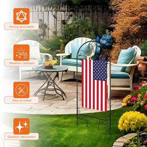 Liitrton flag clip keeps small flags securely in place