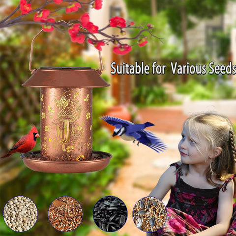 LIJIAHANG mushroom-pattern solar lantern enhances evening garden ambiance
