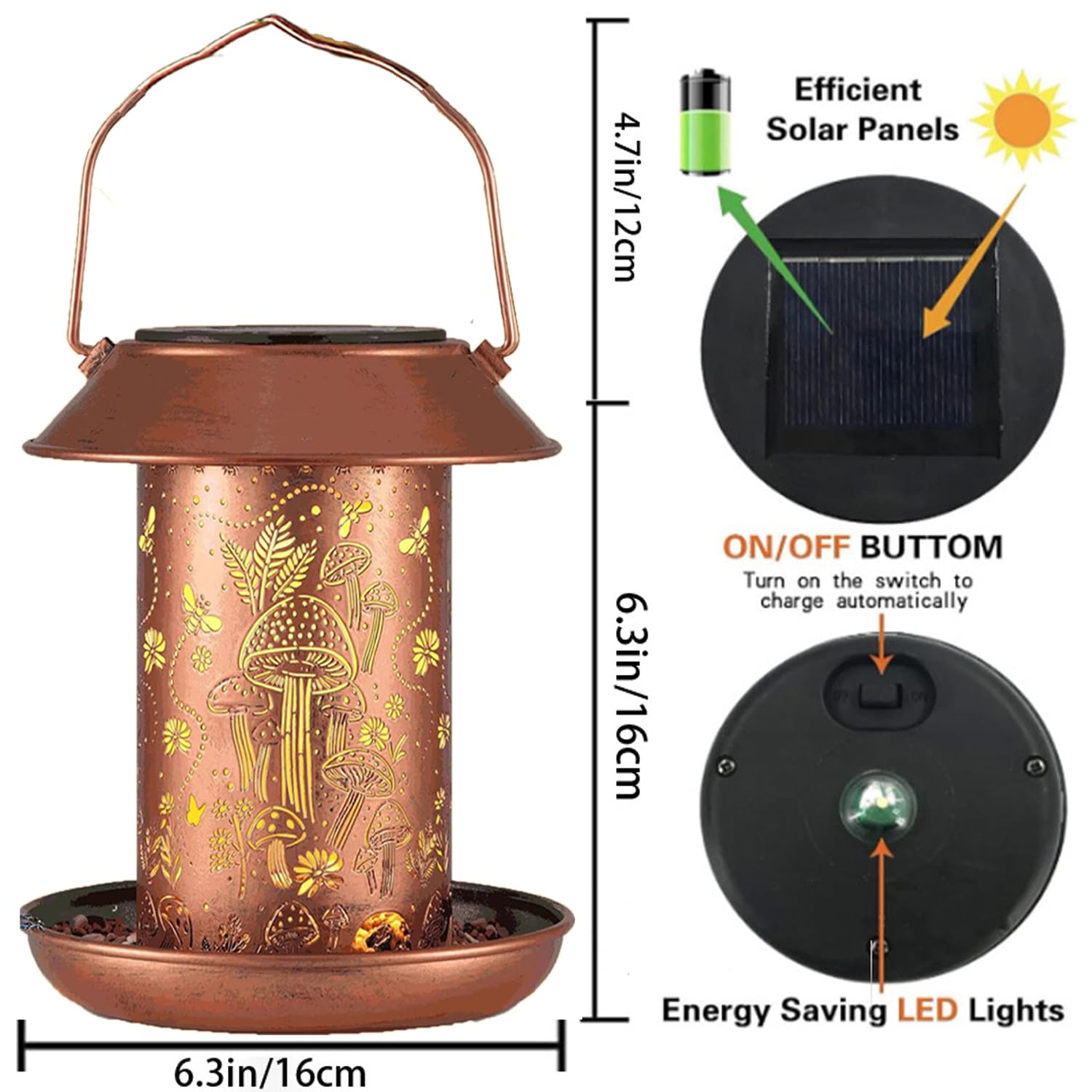 LIJIAHANG night projection lantern creates enchanting garden lighting