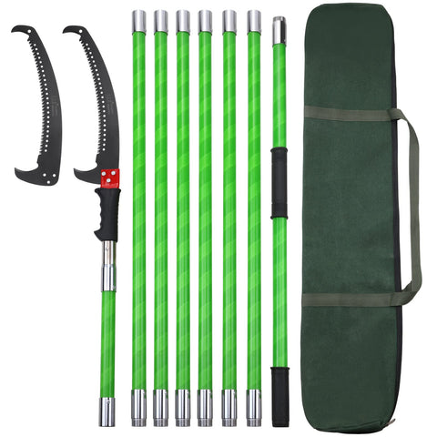 Likeem 27 ft tree pole pruner extended reach for tall branches