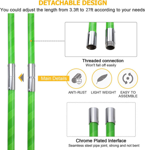 Likeem epoxy resin pole is lightweight yet sturdy