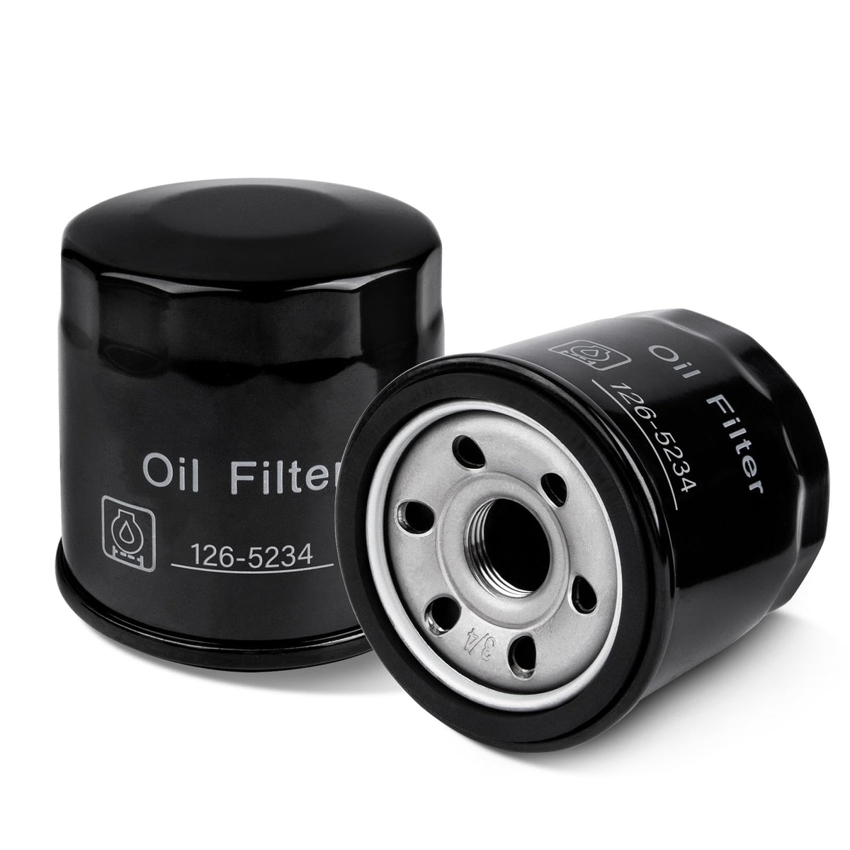 LikeLion 2-pack filter engine oil 126-5234 pack for quick, mess-free replacements.