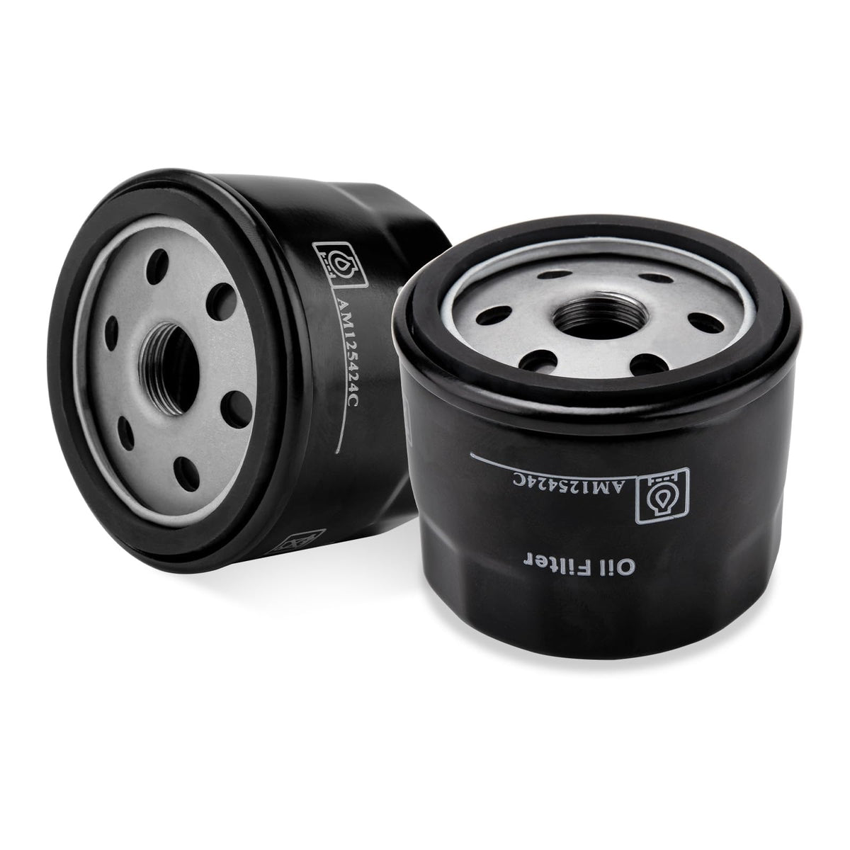 LikeLion AM125424 oil filter shell with durable metal construction for reliable engine protection.