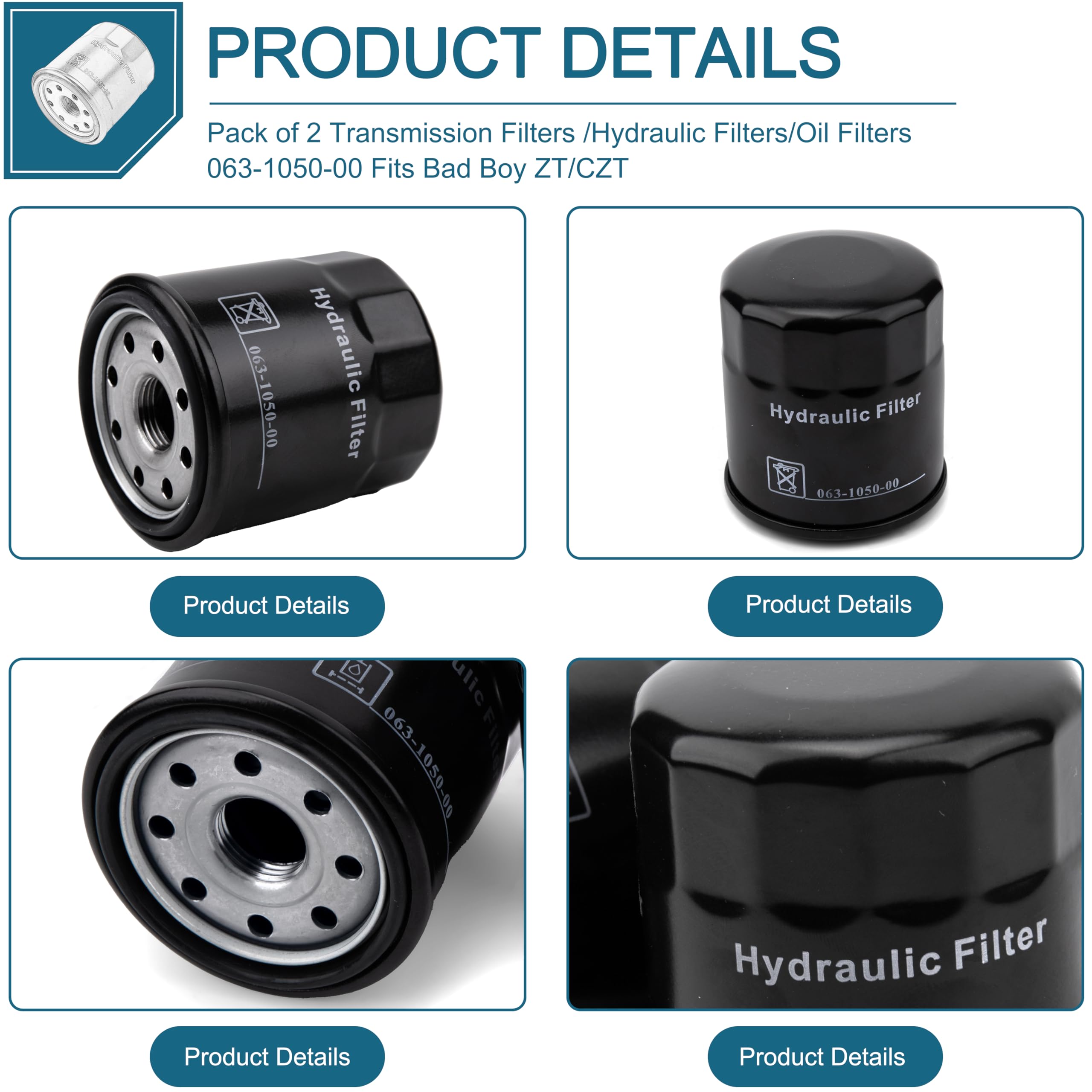 LikeLion transmission filter showing 3-4-16 thread and compact form.
