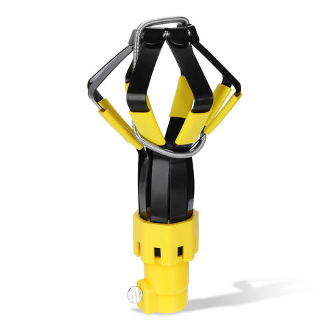 LikeLion bulb changer minimizes climbing risk during bulb replacement tasks.