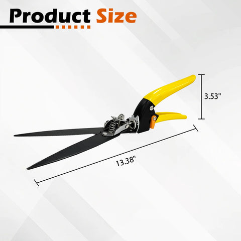 LikeLion grass shears durable construction with rust proof finish