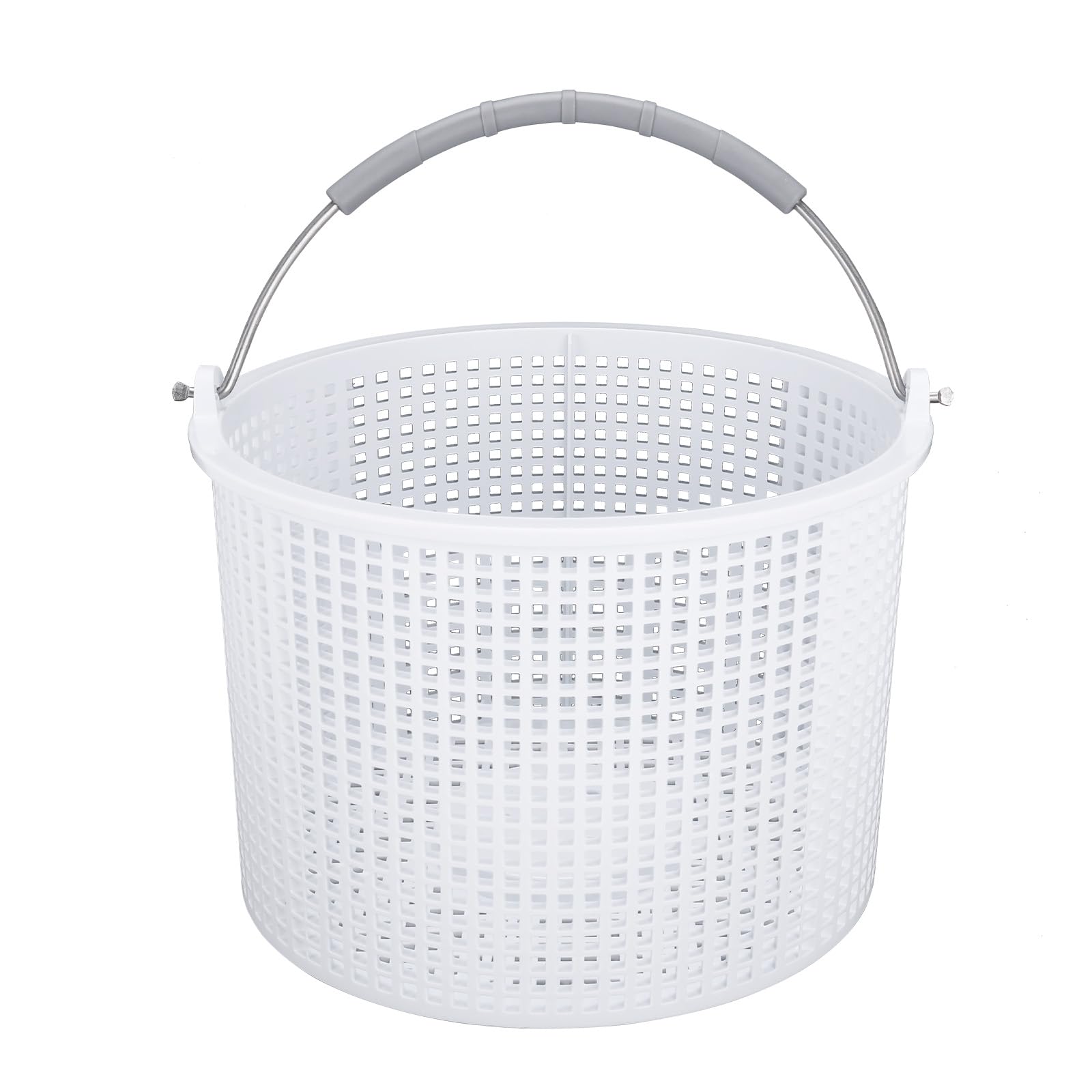 LikeLion pool skimmer basket weighted design stays submerged for consistent skimming.