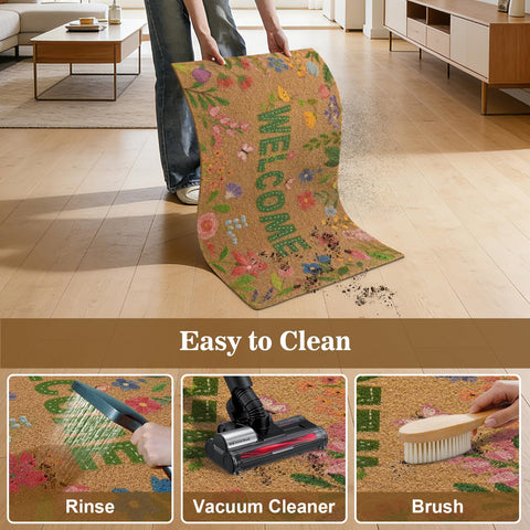 Likiyol entryway mat durable 18x30 size for most doors
