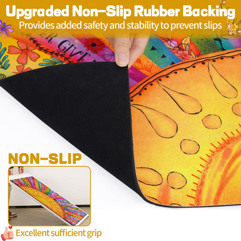 Likiyol non-slip backing ensures stability and prevents slips at every doorway.
