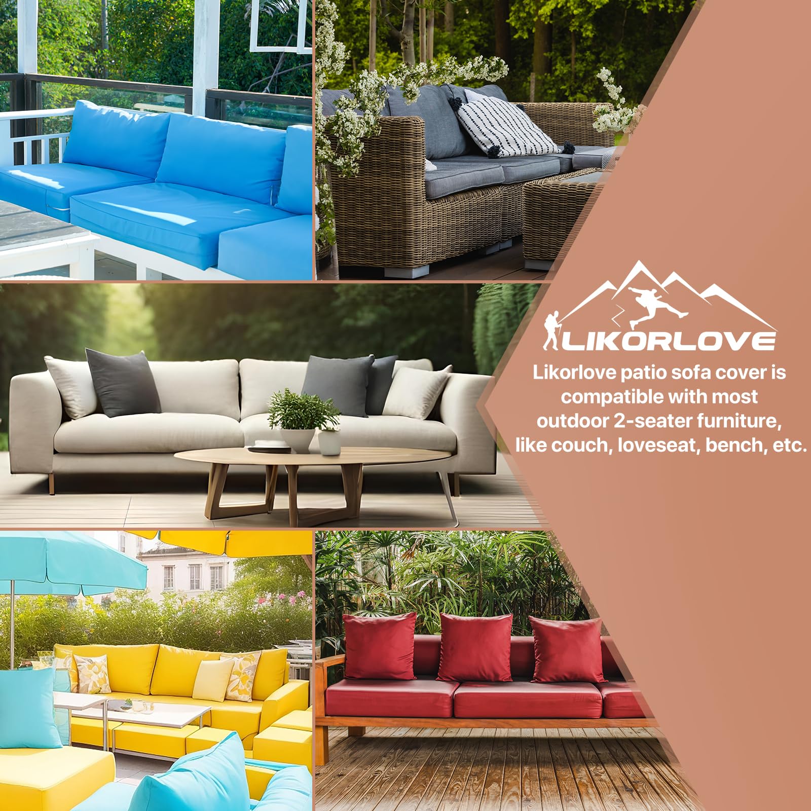 Likorlove heavy-duty seams resist wear for lasting protection.